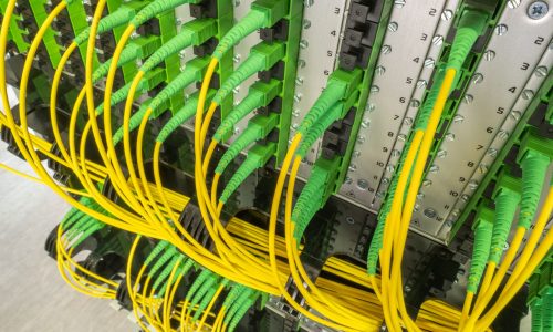 Optical distribution panel with optic patch cord cables at gigabit passive optical networks